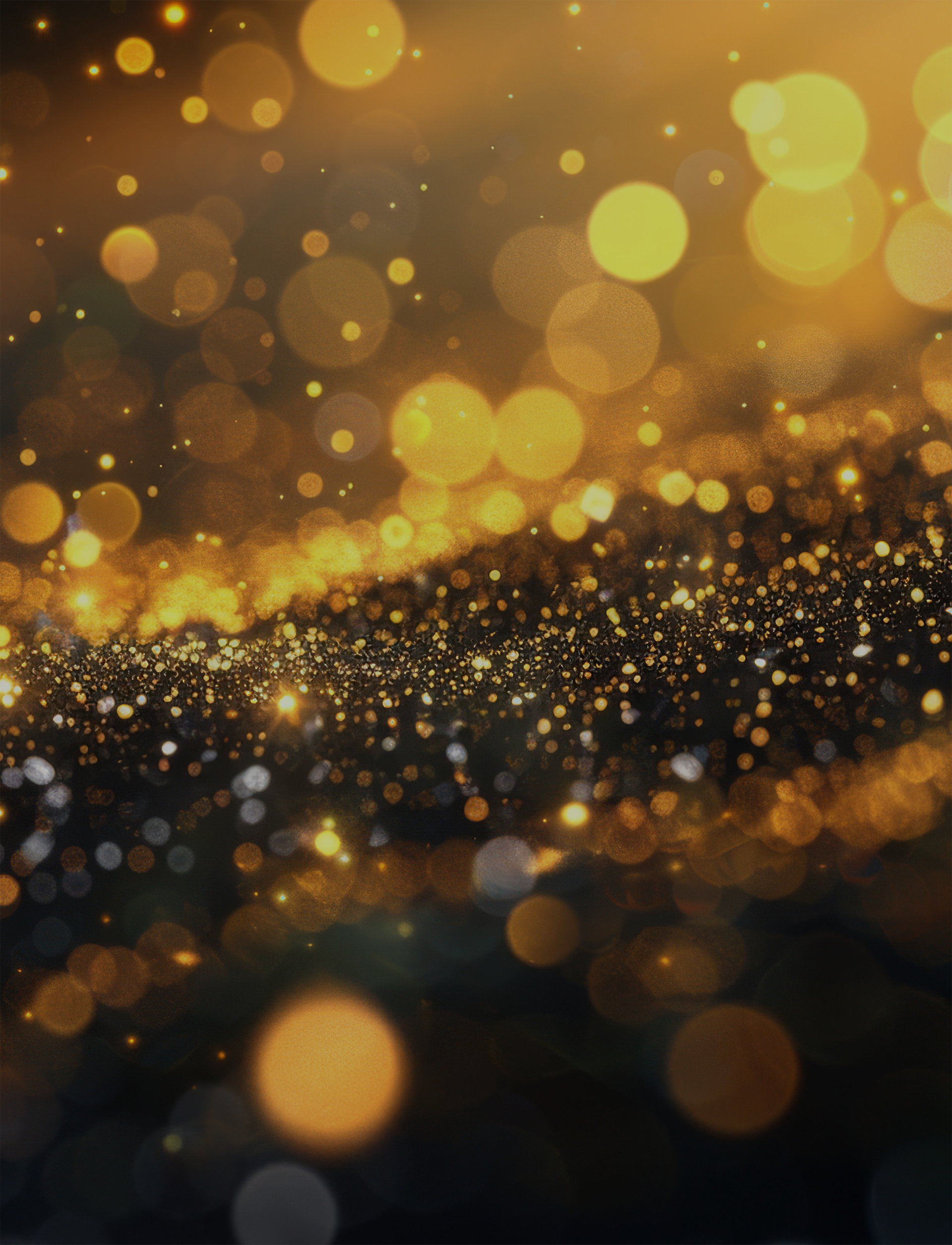 Awards and Recognitions — golden background
