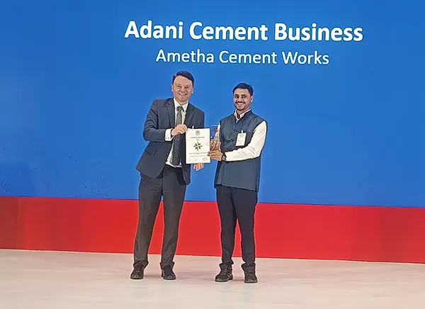 Ametha Cement Works British Safety Council Award